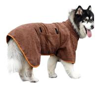 UPALDHOU Peignoir pour Chien, Peignoirs Super Absorbants à Séchage Rapide pour Chiens de Petite, Moyenne et Grande Taille (XL)