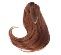 UPALDHOU Perruque de Cheveux de Poupée en Fiber Haute Température de qualité Supérieure, Perruque Douce et Longue Bouclée en Maille pour Poupée 1/3, Idéale pour un Style Glamour (Fraise Or)