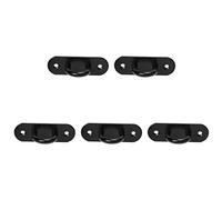UPALDHOU Plaque d'œil Ovale Plaque de Crochet de Plafond Ovale d'œil en Acier Inoxydable 5pcs 304 Crochet de Plafond en Acier Inoxydable Roulement de Charge Renforcée avec Surface Résistante à la