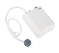 UPALDHOU Pompe à Oxygène pour Aquarium, Pompe à Air Portable Ultra Silencieuse Alimentée par Batterie avec Pierre à Bulles, Idéale pour Garder les Poissons en sécurité et Appâter les Ménés de