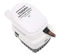 UPALDHOU Pompe de Cale Submersible Automatique 24 V 750 GPH, avec Protection contre la Corrosion, Protection contre L'incendie, Interrupteur à Flotteur intégré pour Tête de 9 Pieds