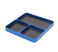 UPALDHOU Porte-Outil de Réparation de Vis RC, Alliage d'Aluminium 3 Grilles Plaque de Rangement Séparée Look élégant pour Le Bateau en Avion RC, Organisation Efficace, Alliage en Aluminium Robuste,