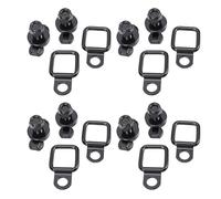 UPALDHOU Raccord de Goujon fileté en L, Raccord D'écrou de Goujon fileté à Double Cosse avec Anneau de Crochet d'ancrage D'arrimage pour Camion, Lit, Remorque, Pick-up, Camping-Car, VTT