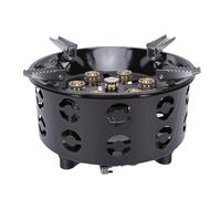 UPALDHOU Réchaud de Camping, Réchaud à Gaz Portable à Brûleur Unique en Acier au Carbone avec Tuyau étendu pour la Cuisine en Plein Air