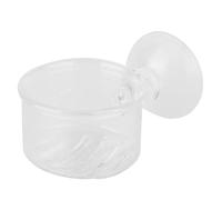 UPALDHOU Récipient de Tasse d'alimentation en Acrylique de Mangeoire Rouge D'aquarium pour Vivre, Améliorer Le Plaisir d'alimentation, pour Les Petits Poissons Tropicaux (#2)