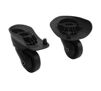 UPALDHOU Roues de Valise à Bagages, 1 Paire Roues de Bégage de Tronc Silencieux Universels Roues de Remplacement de Bagages en Noir Noir