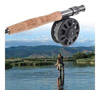 UPALDHOU Roule de Pêche à la Mouche Roue à Mouche à Rouleau Léger Portable GLA7 / 8 GLA5 / 6 avec Ligne de Support de Ligne de Leader Conique pour Les Accessoires de Pêche à la (GLA5 / 6)