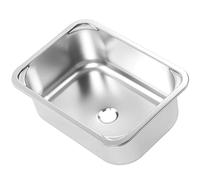 UPALDHOU RV - Quadrite de Lavage à Main en Acier sans étage avec un Drainage de 40 Mm pour le Garage de la Cuisine de la Caravane