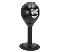 UPALDHOU Sac de Boxe de Bureau, Balle de Boxe de Table avec Base à Ventouse pour Le Bureau ou la Maison (Black)