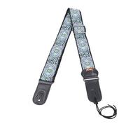 UPALDHOU Sangle de Guitare Ethnique de 2 Pouces de Large, Sangle Réglable, Support de Cueillette, Conception de Décharge de Pression de l'épaule, compatibilité des Instruments, Motifs Ethniques