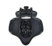 UPALDHOU Selle de Vélo, Grand Siège de Vélo Large de Remplacement avec Coussin rembourré en Mousse à Mémoire de Forme, Base en Acier et en Cuir, Conception Réglable pour Les Déplacements Quotidiens