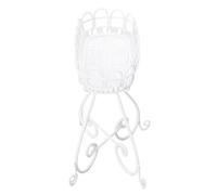 UPALDHOU Stand de Fleurs de Poupée, Support de Fleurs Miniatures à 1:12, Stand de Plante de Poupée en Fer Blanc pour Décoration de Salon, Solution d'affichage Polyvalente, Idéal pour Présenter Un