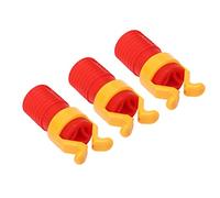 UPALDHOU Supports de Vis Manchons de Fixation de Vis Universels en Plastique ABS Paquet de 10 Maintien de sécurisé pour Rivets et Outils de Travail du Bois 4x1,5 Cm Organisateur Compact pour Les