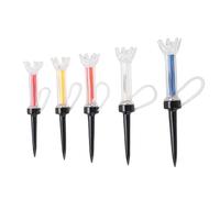 UPALDHOU Tees de Golf Magnétiques, Tees de Golf avec Cordon Anti-Perte pour L'entraînement et la Pratique des Tapis de Practice (90mm)