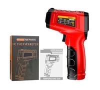 UPALDHOU Thermomètre Infrarouge, Pistolet de Mesure Numérique Précis pour Usage Industriel avec Alarme Hi/Lo, pour le Diagnostic du Moteur, Matériau ABS (rouge)