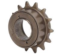 UPALDHOU Tourneau à Vélos à Vélaire Monomoteur 14T 34 Mm en Volant en Acier en Acier 34 Mm Volant à Vitesse Unique avec Connexion en Fil d'ingénierie et Placage chromé Brun pour Le Vélo de de
