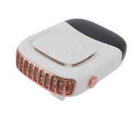 UPALDHOU Ventilateur de Cou Suspendu, Longue Durée de Vie de la Batterie Puissante Ventilateur Rechargeable USB avec Sangle de Cou pour Voyager en Plein Air (WHITE)