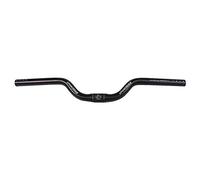 UPANBIKE 25.4mm rail de douche 52cm en alliage d'aluminium guidon de vélo pour vélo à engrenages fixes, Noir
