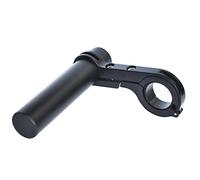 UPANBIKE Extenseur de Guidon de vélo en Alliage d'aluminium Support Support Extension pour Compteur de Vitesse de vélo Phare Lampe de Poche, Noir Pince Simple de 10 cm