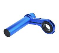 UPANBIKE Extenseur de Guidon de vélo en Alliage d'aluminium Support Support Extension pour Compteur de Vitesse de vélo Phare Lampe de Poche, Bleu Pince Simple de 10 cm
