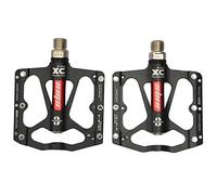 UPANBIKE Pédales avec Triple Aluminium Broche 22,86/40,64 cm pour VTT et vélos de Route Ultra légers,Noir