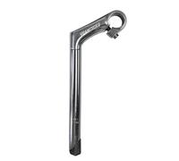 UPANBIKE - Potence de vélo 22,2 mm 25,4 mm en Alliage d'aluminium en Forme de col de Cygne 40 mm Longueur de Tige 220 mm,80mm*220mm*30°(Argent)