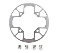 UPANBIKE Protection de Plateau de vélo de Montagne 104 BCD en Alliage d'aluminium pour pignons de pédalier 32~34T, 36~38T, 40~42T(Argent, 32T-34T)