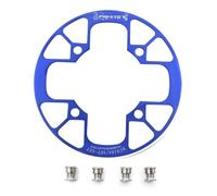 UPANBIKE Protection de Plateau de vélo de Montagne 104 BCD en Alliage d'aluminium pour pignons de pédalier 32~34T, 36~38T, 40~42T(Bleu, 32T-34T)