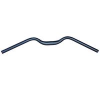 UPANBIKE vélo guidon moustache forme barre en alliage d'aluminium vélo contremarche guidon Diamètre, 31.8 mm*660mm,(Noir, 31,8 mm)