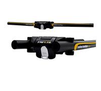 UPANBIKE Vélo pliant Scooter guidon pliable Quick Release Guidon 31,8/25,4 mm en alliage d'aluminium Bar，Noir + jaune