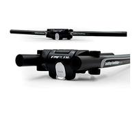 UPANBIKE Vélo pliant Scooter guidon pliable Quick Release Guidon 31,8/25,4 mm en alliage d'aluminium Bar,noir + gris