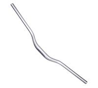UPANBIKE VTT vélo Extra Long guidon φ31.8mm 720mm / 780mm Riser Bar(Argent, 780mm)