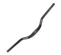 UPANBIKE VTT vélo Extra Long guidon φ31.8mm 720mm / 780mm Riser Bar(Noir, 720mm)