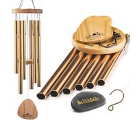 UpBlend Outdoors Carillon Éolien en Bronze De 73,7 Cm pour L'Extérieur - Carillon Harmonique pour Maman, Grand-Mère, Cadeau d'anniversaire