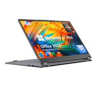 Upbud Ordinateur Portable 2-en-1 15,6",Win 11 Pro 16 Go de RAM DDR4, 512 Go de SSD,AMD Ryzen 3 3200U (jusqu'à 3,5 GHz),AMD Radeon Vega 3,Écran Tactile Full HD,Wi-FI 5,BT5.1,RJ45,Clavier rétroéclairé