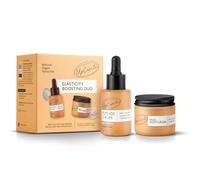 UpCircle Duo stimulant l'élasticité - Sérum peptidique et hydratant pour le visage - Niacinamide, Tripeptide + Aloe Vera - Augmente le collagène + l'élasticité - Végétalien + sans cruauté envers les