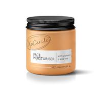 UpCircle Jumbo Crème hydratante pour le visage avec poudre d'argan 120 ml - Crème de jour nourrissante - Vitamine E, aloe vera, glycérine, karité + beurre de noix de coco - Naturelle, végétalienne et