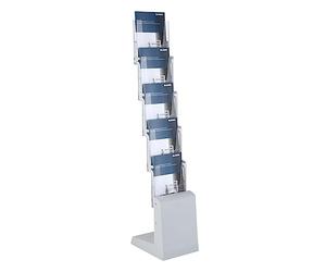 Update displays UZZEPS0100 Easy Up Support de Prospectus Pliable | Le support Easy Up se plie pour faciliter son transport entre deux présentations.