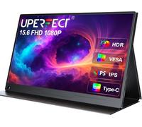 UPERFECT 15,6 Pouces Écran Portable, Moniteur de Jeu avec Protection Oculaire pour PC, Téléphone Portable, Xbo, PS-4/5, avec Étui de Protection