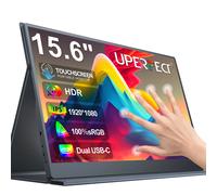 Uperfect 15,6 pouces tactile portable moniteur Gaming 1920 * 1080p 300cd / m2 Extended PC moniteur soins oculaires USB type - C pour TV ordinateur portable tablette deuxième écran Xbox PS4 / 5