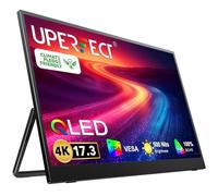 UPERFECT 17,3 Pouces 4K QLED Écran Portable 1500:1 500 Nits 100% DCI-P3