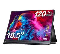 UPERFECT 18,5 Pouces 120Hz Ecran Portable avec Display Mat IPS Full HD 1920 * 1080 USB C Mini HDMI pour Laptop PC Switch PS4/5 Xbo Raspb Pi, Boîtier Métallique, Moniteur Mobile Montage VESA