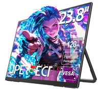UPERFECT 24" 100Hz Écran Portable, FHD 1080p 100% SRGB Grand Display IPS Mat avec Support Réglable à 180° USB C HDMI pour Laptop/MacBook/SteamDeck/Smartphone/Mini PC, Compatible VESA