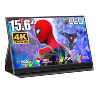 UPERFECT 4K QLED 15,6 Pouces Écran Portable avec 3840 x 2160 UHD 100% AdobeRGB 1500:1 500 Nits Screen Mat pour Laptop PC Smartphone Consoles de Jeux, Corps en Métal, Compatible VESA