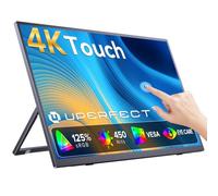 UPERFECT 4K Tactile Écran Portable, 15,6 Pouces 125% sRGB 450 Nits