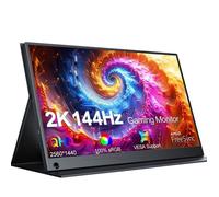 UPERFECT Écran de jeu 17,3 pouces 2560*1440 2K 144HZ, rapport de contraste 1000:1/100 % compatible sRGB/VESA