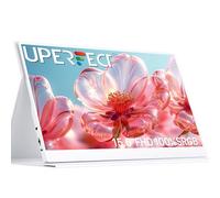 UPERFECT Écran Portable 15,6 Pouces Moniteur Portable 1080P FHD IPS Double USB Type-C, sans Scintillement, Filtre de lumière Bleue pour PC/Phone/Laptop/Console de Jeux, Compatible VESA