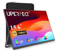 UPERFECT Ecran Portable, 15,6 Pouces Ultra Moniteur Portable 1920x1080 125% sRGB 1500:1 FHD avec Type-C Mini HDMI Eye Care écran PC pour Ordinateur Portable/PC/Téléphone