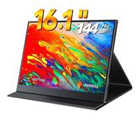 UPERFECT Écran portable 16,1 pouces 1080 Full HD 144HZ, rapport de contraste 1200:1 | luminosité 400cd/m² | 100 % sRVB | 13 ms