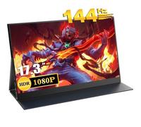 UPERFECT Écran portable 17,3 pouces 1080P Full HD 144HZ pour ordinateurs portables/PC/Mac/PS4/Xbox